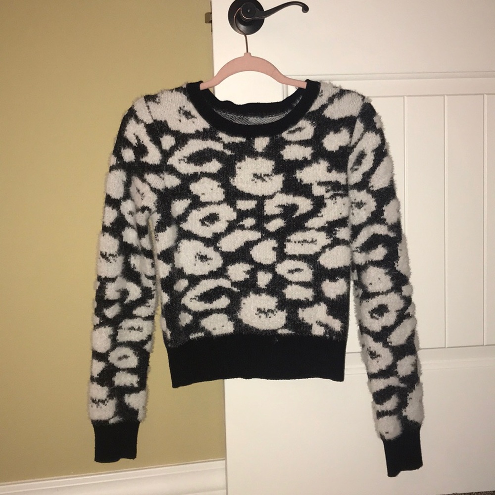 cow print sweater